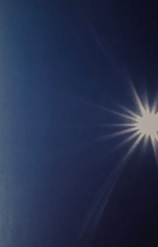 Tarjeta de weather flashcards con una foto de un sol brillante en el cielo, sin la palabra escrita, para trabajar el clima soleado en inglés.